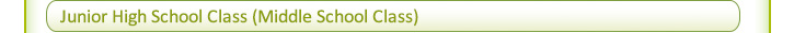 Junior High School Class (Middle School Class)